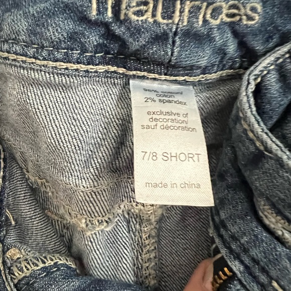 Maurices 7/8 good used condition jeans - Picture 2 of 3